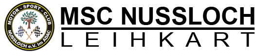 MSC-Nussloch - Leihkart Logo